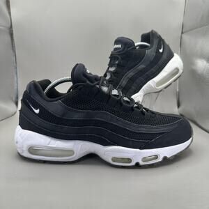 Nike Air Max 95 Essential Black Shoes Mens US 10.5 Running Sneakers 749766-040